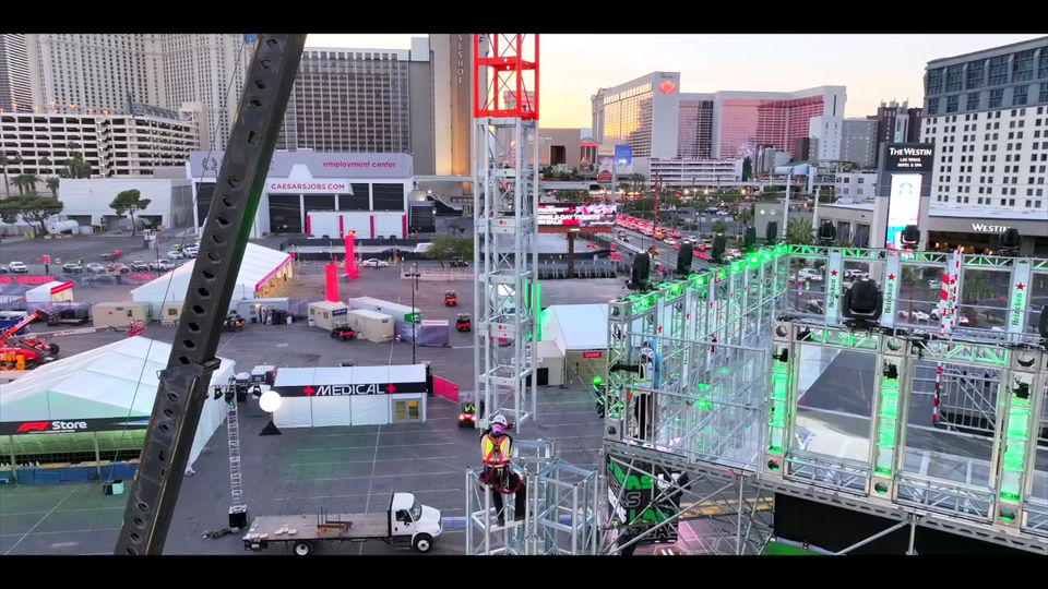 Heineken Trophy Tower Hoist